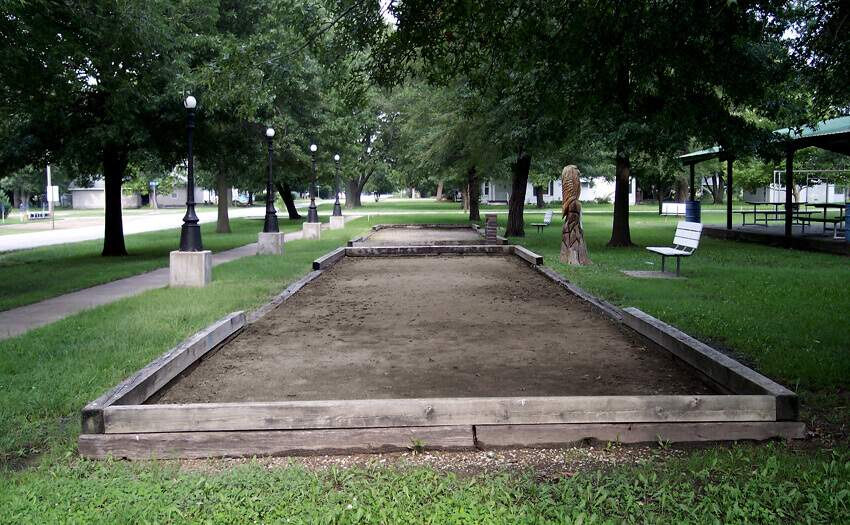bocce ball courts